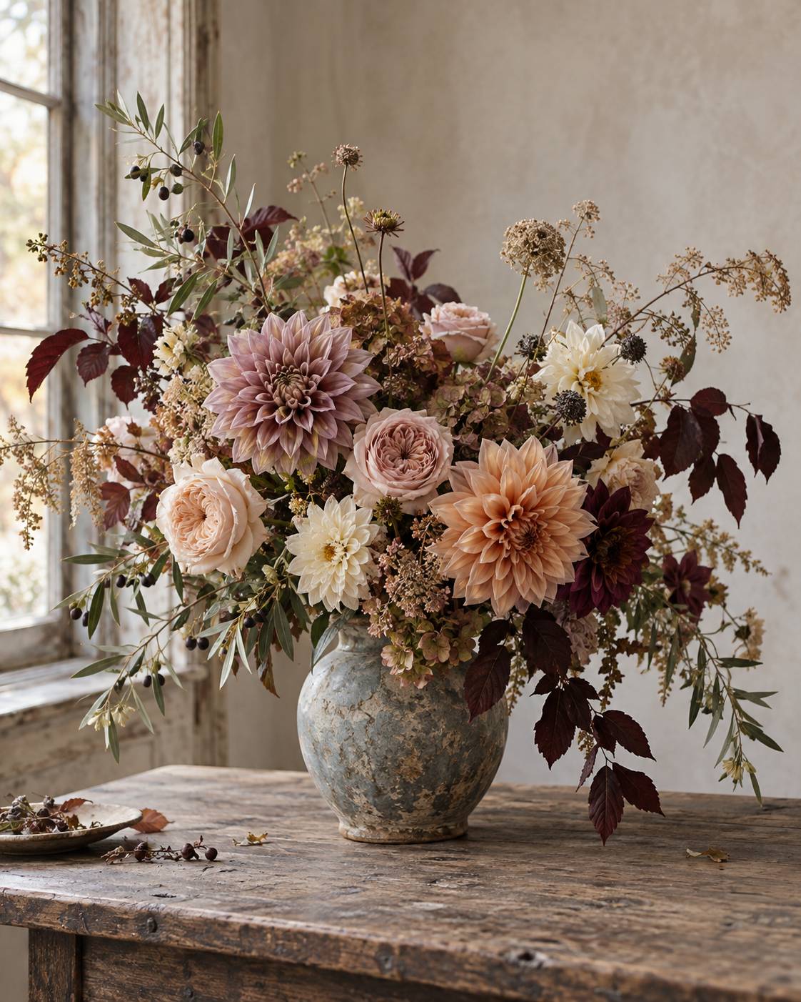 Autumn floral arrangement